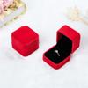 Velvet Ring Holder Earring Storage Jewelry Box Earring Display Case Box Storage Organizer Ring Box