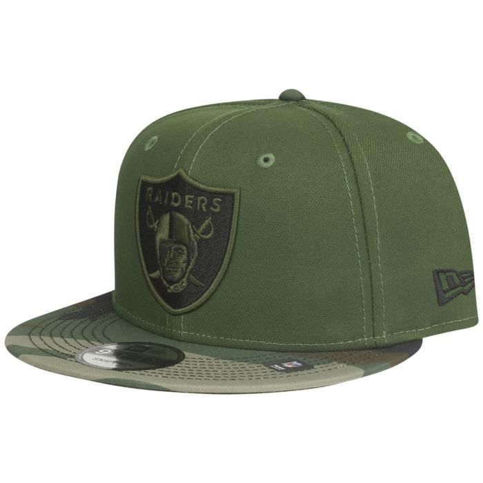 Casquette 9FIFTY - NEW ERA - Las Vegas Raiders - Noir Camo - Taille Unique - 100% Polyester