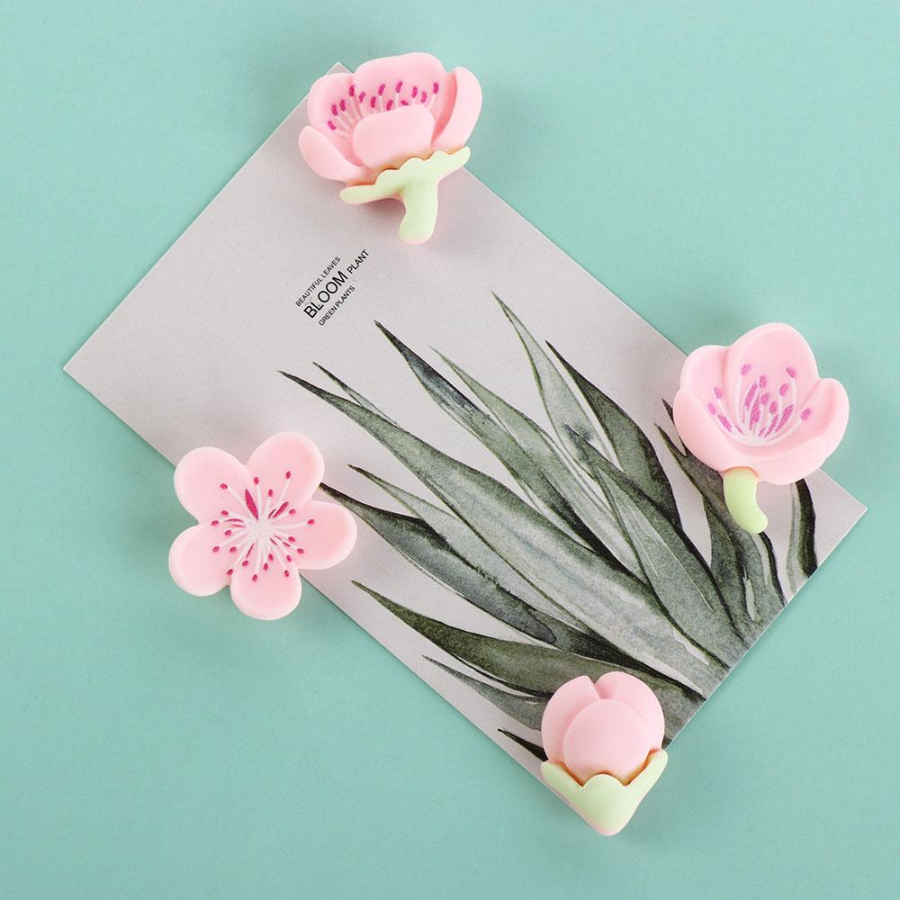 Blossom Shaped Cute Magnetic Creative Note Holder Message Sticker Board Stickers Fridge Magnets
