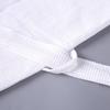Hotel Inn All-Cotton Waffle Bathrobe with Reversible Collar - Perfect for Four Seasons, Hot Springs, and Salons - White Robe