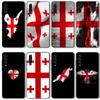 Georgia Flag Phone Case For Realme GT 2 9i 8i 7i Pro X50 X2 C35 C21 C20 C11 C3 Soft Black Phone Cover