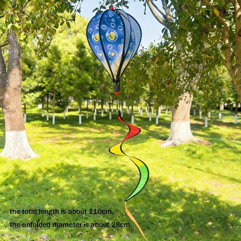 PVC Hot Air Balloon Wind Spinner Multistyles Outdoor Windmill New Festival Celebration Balloon