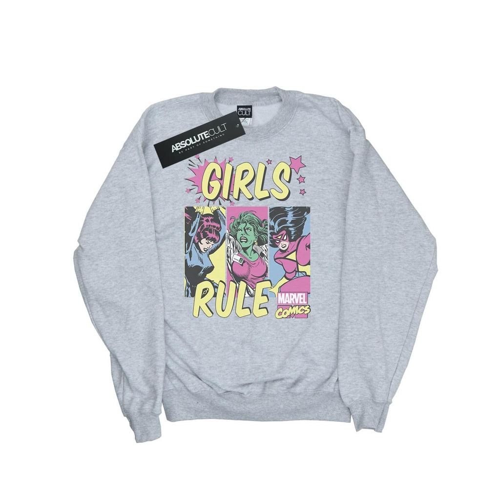 Marvel Comics Girls Rule Sweatshirt