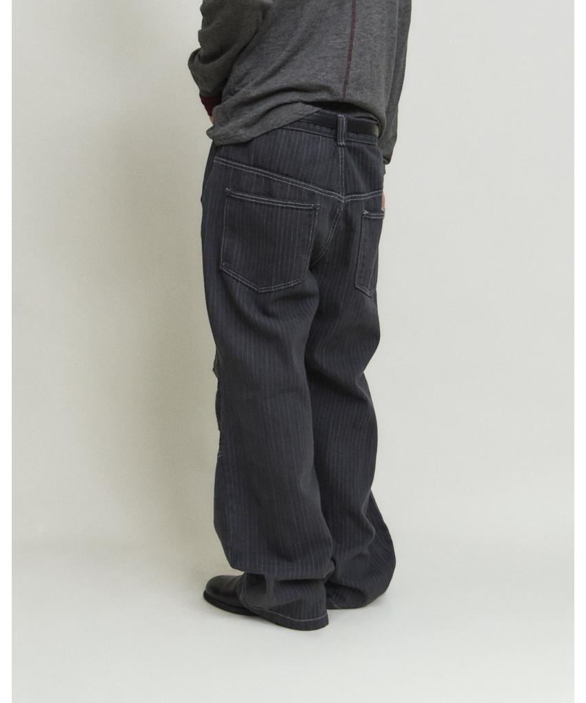 PARADIGMFILM [Ep.01] Dyed Herringbone Double Knee Pants (Charcoal)
