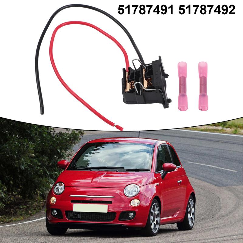 Патрон лампы 51787491 51787492 Совместим с Галогенной лампой H7 Подходит для Fiat 500 и Для Abarth 595 Задний
