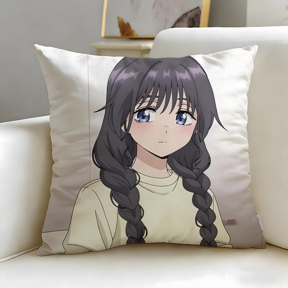 Популярный аниме-персонаж Каоруко Вагури Наволочка Мягкая и Легко стирающаяся – Универсальная для Дивана, Кровати, Путешествий и Офиса