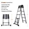 Multi-Functional Aluminum Telescopic Ladder - Herringbone Design, Foldable, Thickened for Household and Large Joint Decoration.
