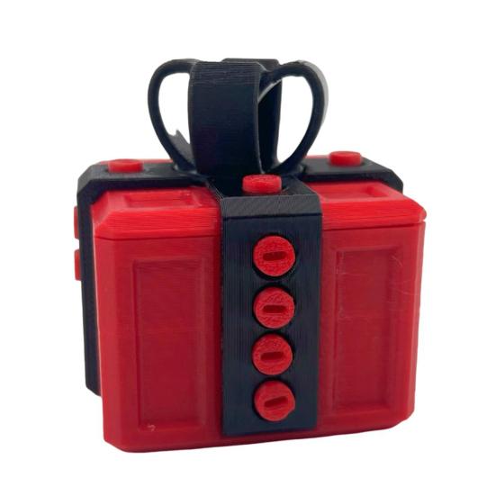 3D Printed Annoying Gift Box with Screws Colorful Square Puzzle Present Box Prank Case Home Office Bookshelf Desktop Decoration Ornament