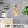 1 шт. забавная забавная вешалка для кошек креативная кошачья задница милая декоративная вешалка для полотенец крючок для кошек настенный крючок