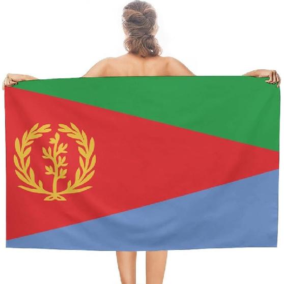 Пляжное полотенце с кубинским флагом, Очень мягкое ультратонкое впитывающее пляжное полотенце большого размера для путешествий, Быстросохнущее двухстороннее махровое полотенце для мужчин