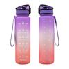 Large Water Bottle With Motivational Time & Removable Strainer, For Fitness, Gym And Outdoor Sports