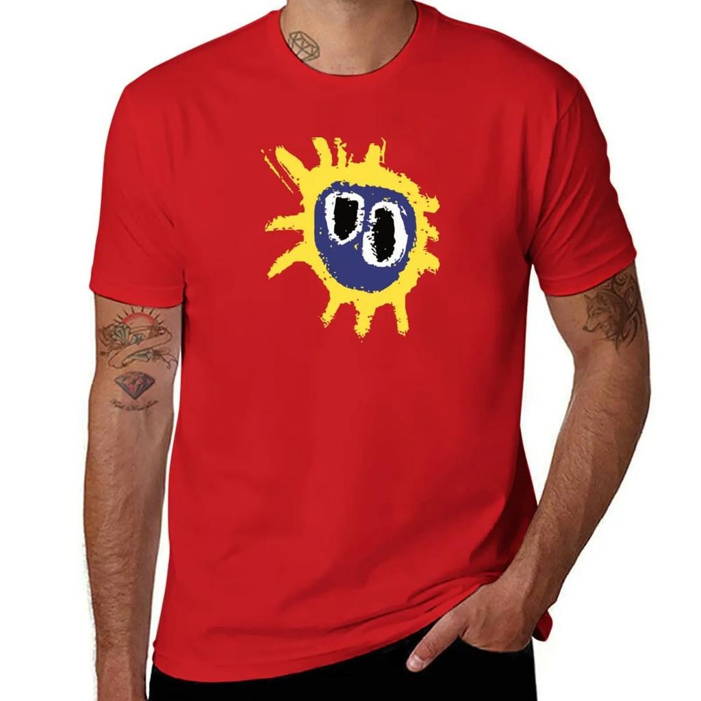 Screamadelica Primal T-Shirt man t shirt anime tshirt plus size clothes essential t shirt t shirts for men graphic