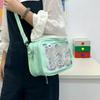 Стиль колледжа Высокая эстетика Прозрачная ульцзанская Ита-сумка Милая девушка Большая вместимость Сумка через плечо Уличный тренд Y2K Сумка-кроссбоди
