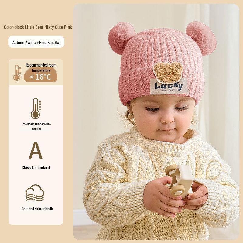 Adorable Four Seasons Wool Knit Hat for Newborns, Infants, and Toddlers - Perfect for Boys and Girls