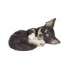 Ubia Sleeping Chihuahua Black X 3 X Cm Doll Figurine Ornament Animal Garden Decoration Dog H24015 (Mini) 4.5 2.2