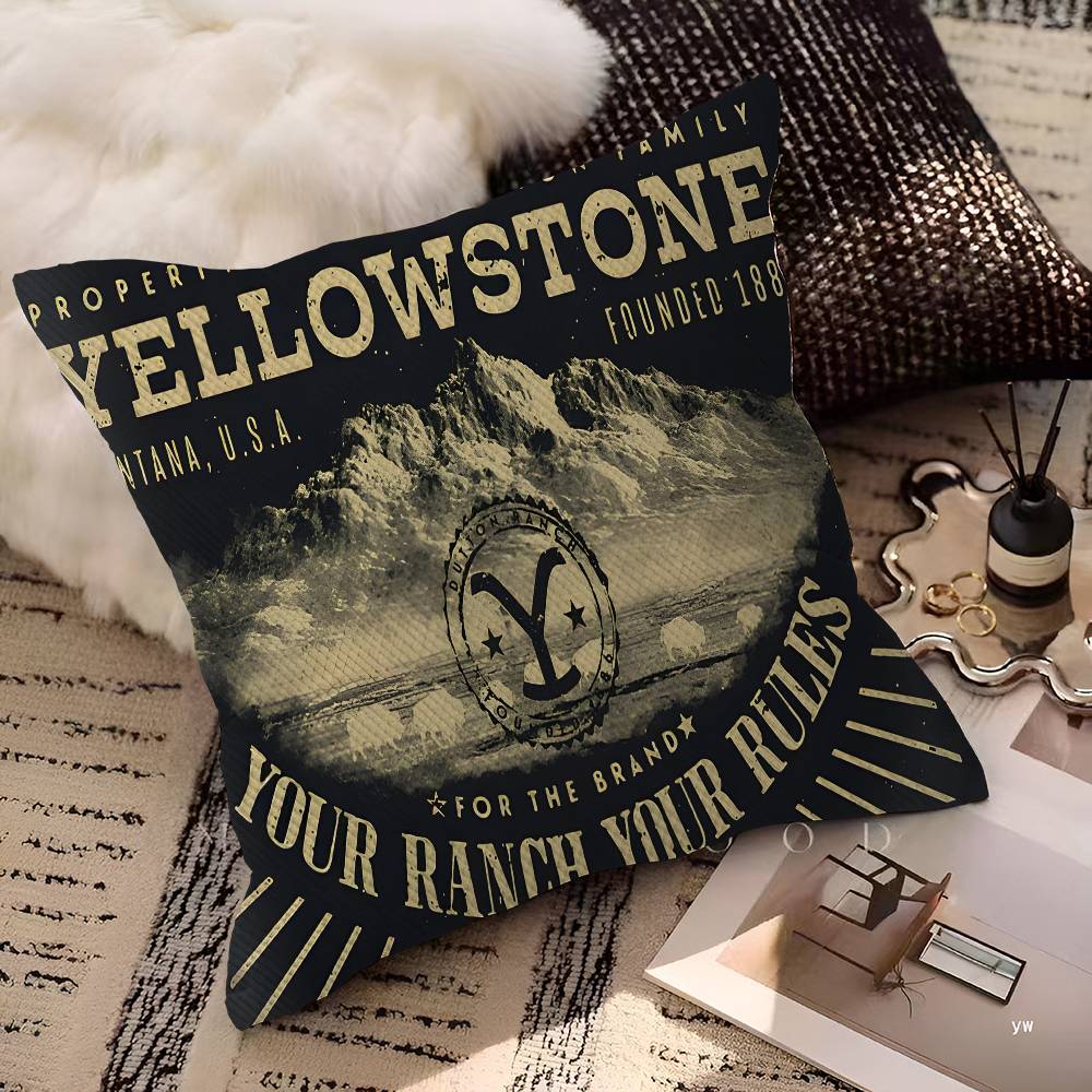 Наволочка для подушки Yellowstone Dutton Ranch Для спальни и гостиной Декоративная наволочка для дивана