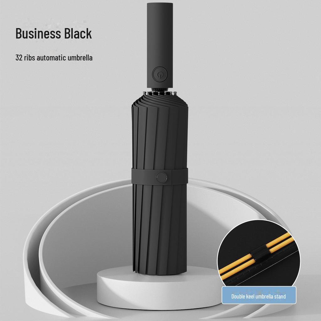 Fully Automatic Large Umbrella - Dual-Use for Sun and Rain, Anti-UV Protection