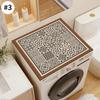 Washing Machine Dust Pad Cover Waterproof Oven Microwave Fridge Top Protector Mat Coffee Drain Pad Table Placemat Kitchen Rubber