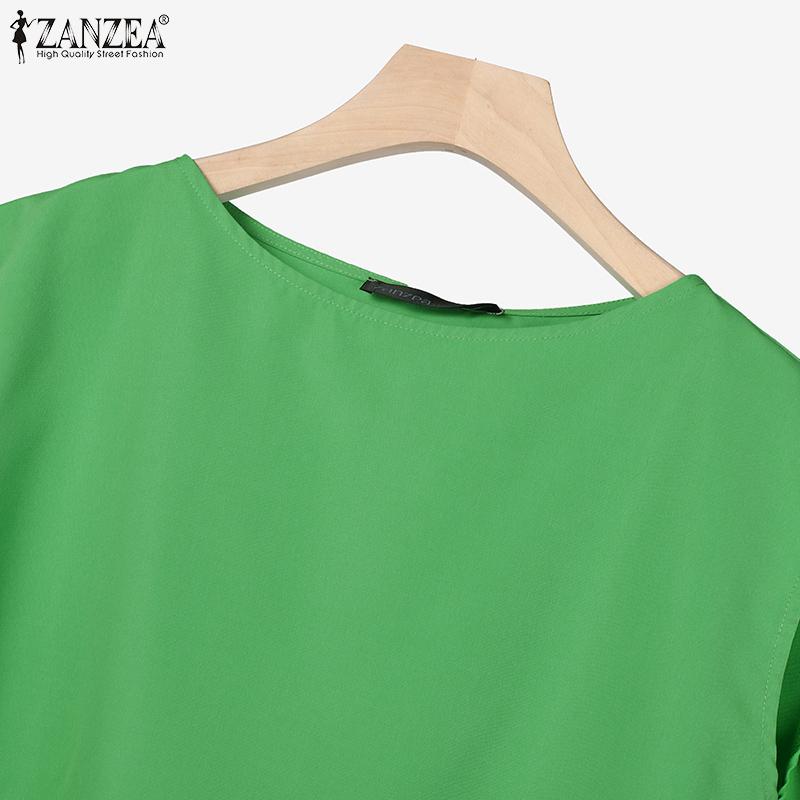 ZANZEA Женские топы и брюки-майки, повседневные комплекты из двух предметов