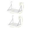 Balcony Folding Shoe Drying Rack Clothes Airer Stainless Steel Laundry Underwear
