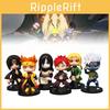 Naruto Cartoon 6pcs Character Pvc Toy Model Decoration Child Christmas Gift