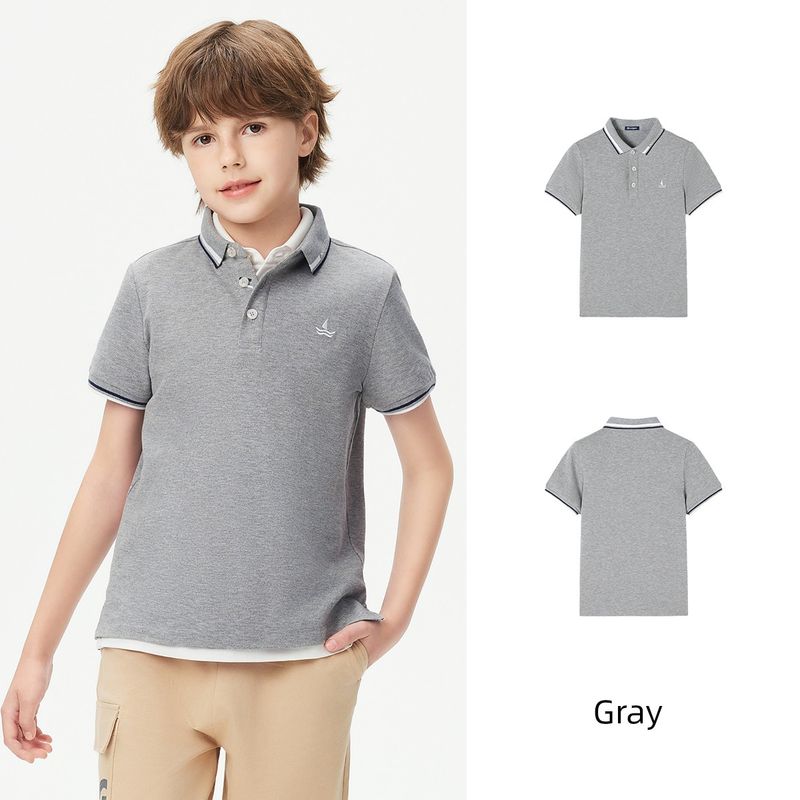 Navigare Italian Small Sailboat Kidsren's Polo Shirt 2026 Summer Thin Boys' Short-Sleeved T-Shirt Top
