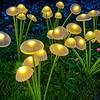 Solar Garden Lights Outdoor LED Solar Mushroom Lights Waterproof Decor Yard Patio Pathway Jellyfish for Garden Ambiance