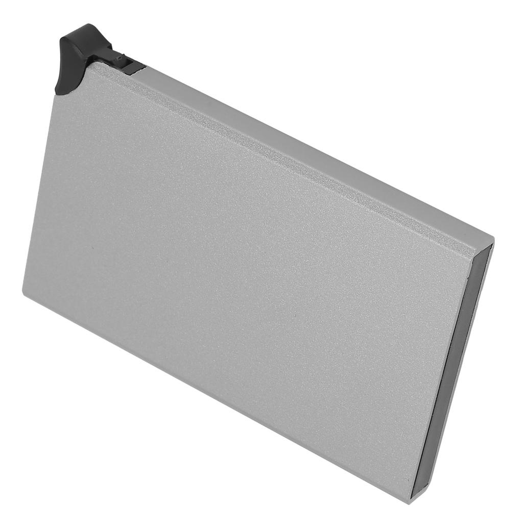 Визитница AntiTheft AntiMagnetic Popup Кредитные карты Чехол Сумка Органайзер(Серый x55#)