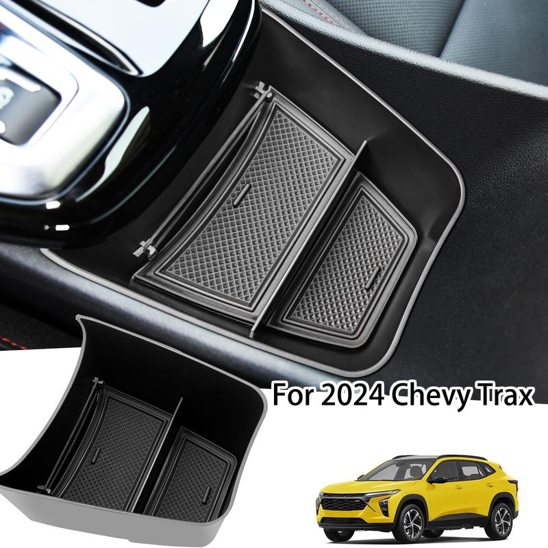 Для 2024 Chevy Trax Автомобильный подлокотник Органайзер для хранения в центральной консоли из ABS Подходит для Chevrolet Trax LS Аксессуары Бардачок