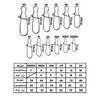 Premium Stainless Steel Fishing Fastlock Needle Swivels Snap Duo-lock Hooks Tackle Set Of 100