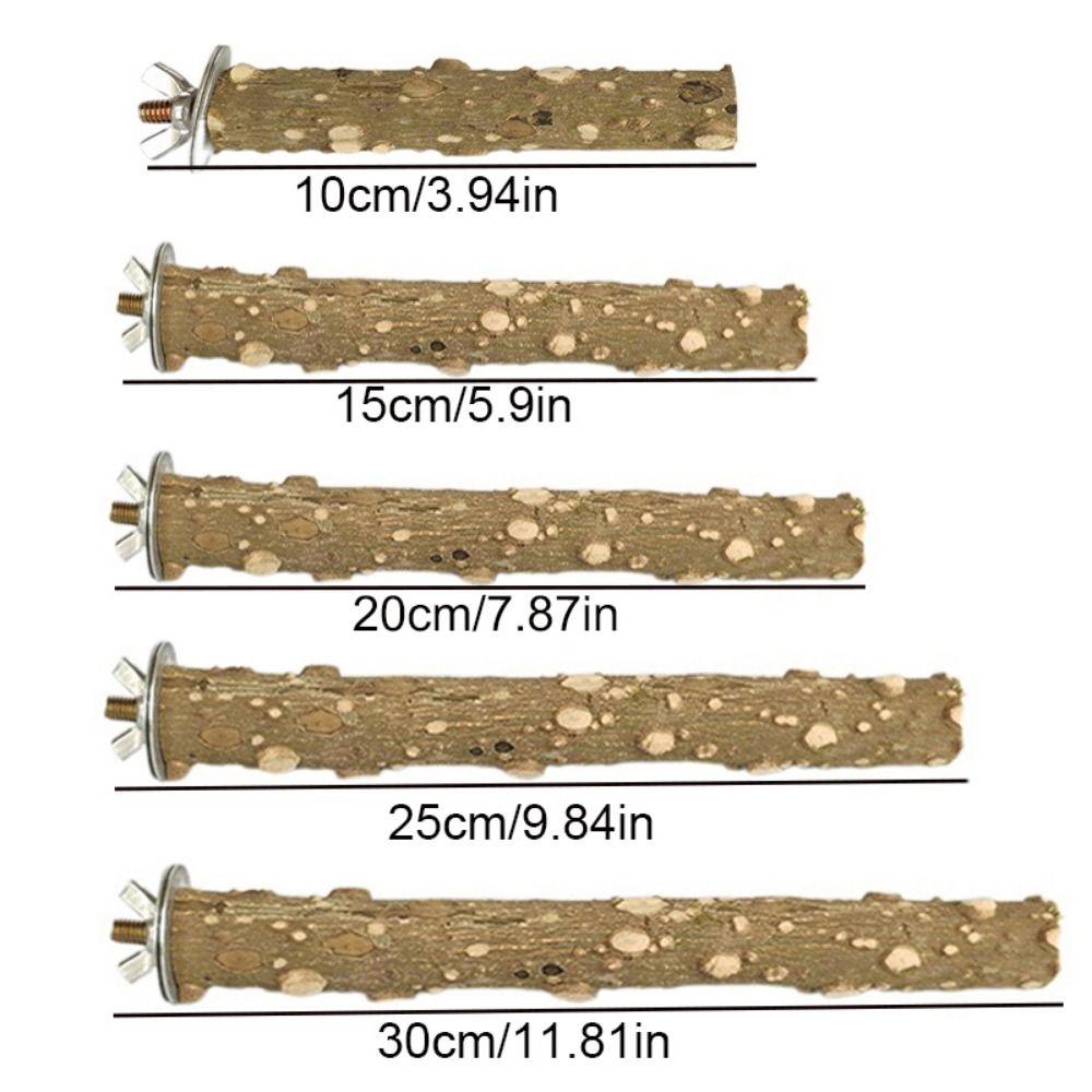 10/15/20/25/30cm Bird Claw Beak Grinding Bar Bite Resistant Pepper Wood Bird Standing Pole Bird Cage Sticks