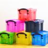 Small Plastic Box with Locking Lid Mini Organizer Container for Jewelry Beads Small Crafts Items Accessories Home Office