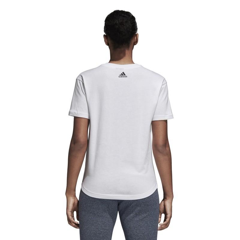 adidas Футболка женская с коротким рукавом Performance Sid Vibe Letter Fashion Удобная Белая DJ1616