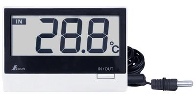 Цифровой термометр Shinwa Sokutei Smart B с внешним датчиком 73117 для использования в помещении/на улице/водонепроницаемый