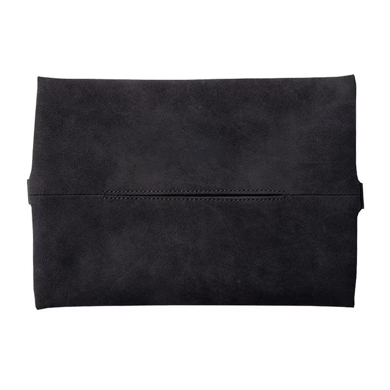 Универсальный замшевый автомобильный чехол для салфеток, солнцезащитный козырек на спинку стула, подвесной тип, автомобильный ящик для салфеток, подлокотник, коробка для хранения полотенец