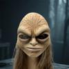 Extraterrestrial Costume Accessory Spooky Headpiece for Halloween Dress-Up and Role Play Events Fun Alien Mask for Parties