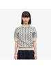 [headquarters Genuine] Fred Perry [женщины] Ажурная вязка с коротким рукавом из мериносовой шерсти 691 Afpf2417116 691 qzgAfpf2417116 691