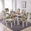 1/2/4/6 Pieces Printed Chair Cover Washable Big Elastic Kitchen Chair Covers Stretch Seat Slipcovers For Dining Room Home Decor