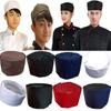 Men&Women Cooking Hat Restaurant Kitchen Catering Chef Hat Mesh Top Skull Cap Flat Cap Work Hat