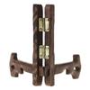 Home Wooden Picture Bracket 3-7inch Photo Frame Stand Easels Plate Holder Display Stand