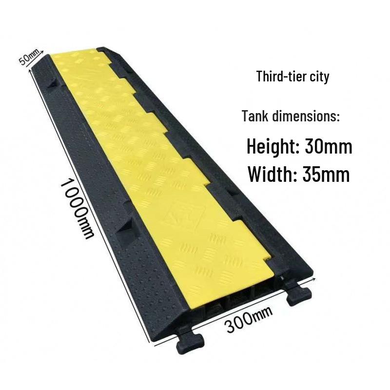 Indoor/Outdoor Cable Protection Rubber Trunking Speed Bump