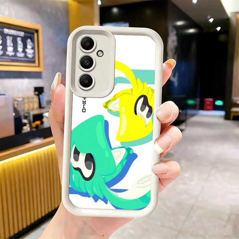 Чехол для телефона для Samsung Galaxy A17 A16 A15 A14 A13 Игра S-Splatoons A56 A36 A26 A55 A35 A25 A54 A34 A24 A53 A33 A23 A07 A06