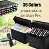 Art Marker Set, Watercolor Brush Pens For Students, Dual Tip Oil-Based Markers For Art Students