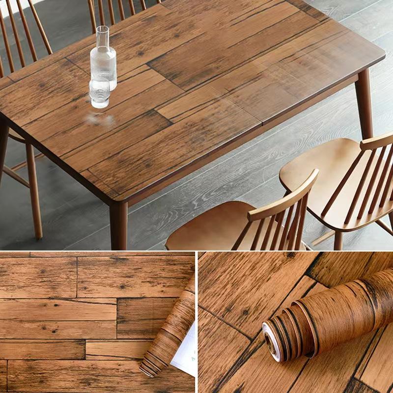 5-метровые обои и обои из натурального дерева, ПВХ-виниловые самоклеящиеся обои для стены, стола, шкафа, стойки, домашнего декора