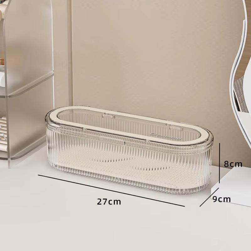 Eyebrow Pencil Organizer Organized Cosmetic Storage Bin Beauty Egg Holder Advanced Powder Puff Organizer For Makeup Studio