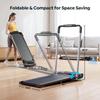New Treadmill Foldable Incline Portable Under Desk Folding Walking Pad 0.6-7.5mph Max load 120KG with LED Bluetooth Home treadmill