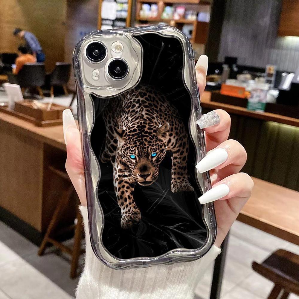 Ae99 Tigers Lion Love Design Art защитные чехлы для телефонов Apple iPhone 16 15 14 13 Pro Max 11 12 mini XR 7 8 6s Plus XS Max SE Wave TPU задняя крышка