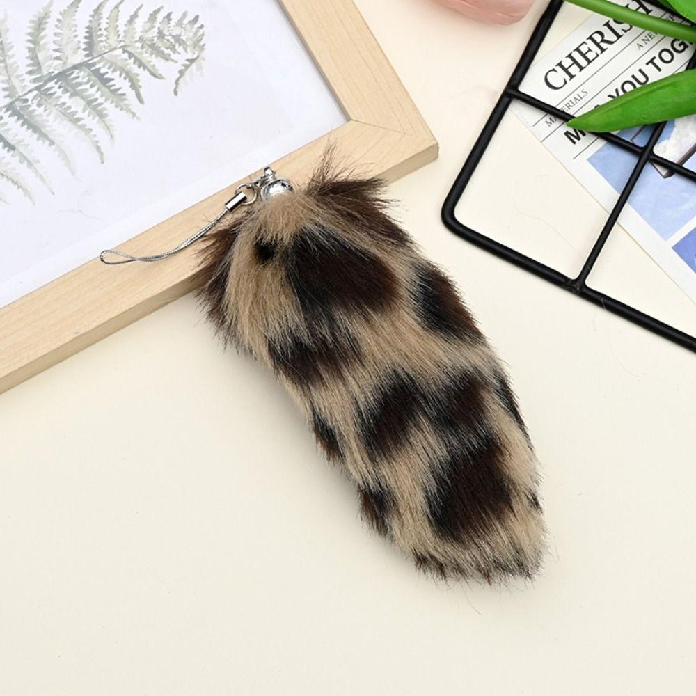 Backpack Plush Tail Keyring Key Holders Pompom Pendants Fashion Animal Tails Keychain  Car Charms