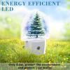 Watercolor Christmas Tree Night Light for Kids, LED Night Light Plug into Wall with Dusk to Dawn Sensor for Girls Boys Women Men Room Decor, Hallway,
