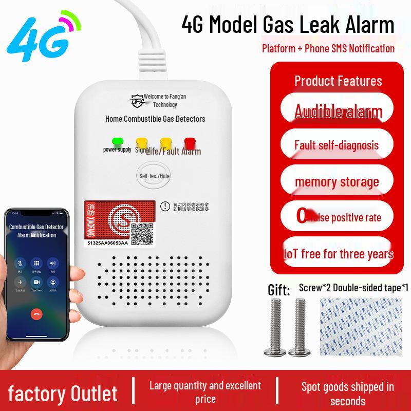 Commercial Gas Alarm with Automatic Shut-off Valve for Liquefied Natural Gas Detection